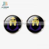 Custom Round Enamel Stainless Steel Cufflink