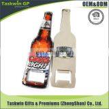 Plating Siliver Beer Shape Bottle Opener Magnet Metal Bottle Opener With Printing Logo thumbnail-3