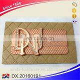 High Quality Red Copper Metal With Brown Label Main Label for Jeans