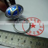 Customize pvc key ring with car brand logo