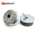 Table Chair Leg Felt Nail-on Glide Pad Floor Protector 28mm Dia