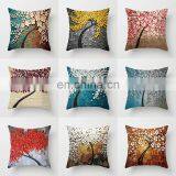 Floral Design Cushion Cover Vintage Flower Pillow Case Home Decorative Throw Pillow Cover thumbnail-2