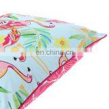 Outdoor Accent Pillow Cover Flamingo Paradise Large Water UV Stain-Resistance Tropical Decorative Replacement Cushion Cover thumbnail-6