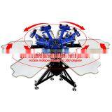 A662L Floor Type Six Color Six Station Screen Printing Machine Clothes Printing Machine thumbnail-4