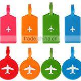 Top quality soft silicone luggage tag/ bag tag