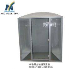 Sauna Room Volcanic Stone Magnetism Steam Door Can be Customized thumbnail-3