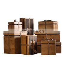 Luxury Custom Different Size High Quality Bamboo Packaging Boxes for Gift thumbnail-4