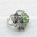 Wrap Rings With Fluorite Chip Stone thumbnail-1