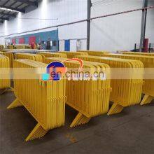 Hot Sales Dipped Galvanized Steel Removable Feet Connect Barrier Fence for Crowd Control Low Price thumbnail-5