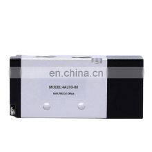 Automatic Thread Size G1/2 4A410-15 AC220V/110V AC12V/24V Pneumatic Single 5/2 Way Solenoid Air Control Valve Pneumatic Valve thumbnail-1