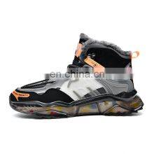 Factory Outlet 2021 Christmas Fashion Loafers Thick-soled Warm Fur All-match Trend Customized High-Top Men's Sports Shoes