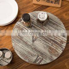 Latest Hot Sale Wood Lazy Susan Turntable Wooden Rotating Tray for Kitchen thumbnail-2