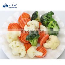 Sinocharm BRC A approved bulk natural IQF mix vegetables cut Frozen mix Carrot Cauliflower Broccoli