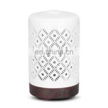 2021 New Copper Ultrasonic Aromatherapy Machine Essential Oil Wood Grain Cold Fog Humidifier thumbnail-4