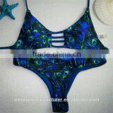 Bikni 2016 New Fashion Women Sexy Reversible Push Up Swimwear Print Bathing Suit Bra Swimsuit Quality Choice thumbnail-3