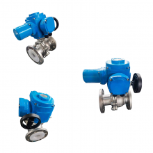 DN80 Position Feedback Signal: 4~20 mA Stainless Steel Electric Ball Valve thumbnail-1