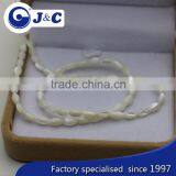 Bespoke the Oval Shape Bead,white MOP Shell Bead