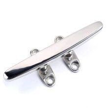 Marine Grade Hot Sale Stainless Steel Boat Cleat Dock Cleat Low Silhouette Cleat thumbnail-1