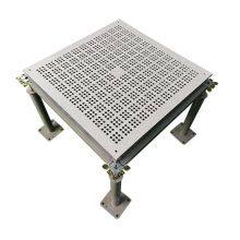 Aluminum Alloy Anti-Static Ventilated Floor Panel 600x600x55mm for Cleanroom Raised Access Floor System ( Uniform Load 1800kg) thumbnail-1