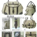 Hot sales high quality Fashion promotional Travel Bag for mens white and brown color luggage bags multi functional