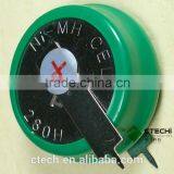 280H 330mAh Ni-Mh Button Cell Battery 280H NiMH Rechargeable Button Cell Battery