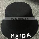 Letter MEIDA Printed Fedora Hats Wholesale Wool Dome Hat Korean Bucket Hat thumbnail-5