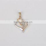 2016 Valentine's Day Gift Heart Shape 10k Gold Fashion Wedding Pendant for Girl Friend thumbnail-4