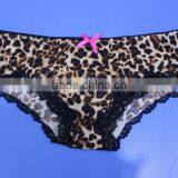 Fashion High Quality Wholesale Hot Sell Sexy Leopard Print Lace Sexy Lady Panty thumbnail-5