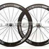 Velosa Logo Carbon Bicycle Wheels With Bitex R51 Hub 700C Chinese Carbon Road Wheelset 60mm 25mm Wide thumbnail-2