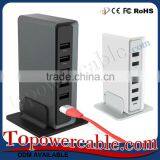 Multi 6 Ports Usb Connector Splitter Box Hub With Charging Port thumbnail-1