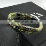 2016 Genuine Customize Genuine Luxury Python Man Bracelet for Man Gift thumbnail-3