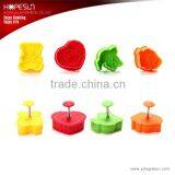 Newfangled Colorful 6 Pcs Plastic Cookie Cutter Set Supplier's Choice thumbnail-3