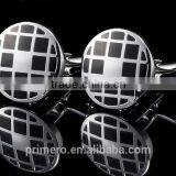 PRIMERO 2015 Fashion Jewelry Acute Fashion Custom Cufflinks New Plating Round Enamel Cufflinks Men's Formal Wear Cufflinks thumbnail-5