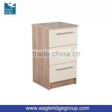 Modern Style Light Color Chester 3 Drawer Bedside chest Cabinet