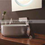 Ceramic Wash Basin Space Saving Self-cleaning Glaze Brass Water Faucet thumbnail-2