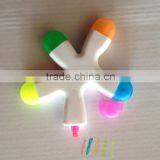 China Manufacturer Starfish Shape Pen Set Customized Logo 5C Highlighter Marker thumbnail-1