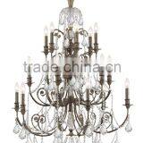 Full Family Customization Crystal Chandelier&matching Wall Lamp American Style Finish in Oil Bronze thumbnail-4
