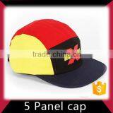 High capability free samples 5 panel hat with metal buckle