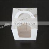Birthday Food Grade Brown Cake Box With Handle thumbnail-3