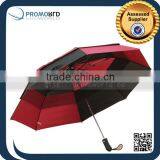 Custom Windproof Personalized Auto Open Button Advertising Golf Umbrella thumbnail-4
