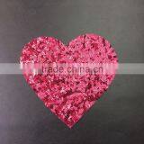 Hot Sale Sequin Heart Applique,sequin Heart for Children Garment Quality Choice thumbnail-2