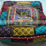 Cotton Patchwork Cushion Covers Puffs Ottoman-37