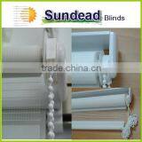Textile Venetian Blinds 18 mm ,28mm, 38mm Zebra Roller Blinds With Zebra Fabric thumbnail-1
