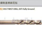 Steel Tools Series; High Quality HSS Twist Drill Bit-Fully Ground; China Manufacturer; OEM/ODM Service