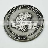 High Quality Custom Antique Nickel Souvenir Coin With Eagle thumbnail-1