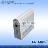 LREC3210PF-SFP USB3.0 to Gigabit Fiber NIC 1Gbps SFP Connector Converter Adapter thumbnail-1