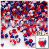 Mixed Size DIY Polypropylene Pompoms for Clothes Decoration thumbnail-3