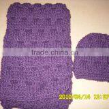 2012 New Women's Hat and Scarf Set Crochet Design