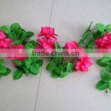 2013 New 8 Heads Plastic Artificial Daffodil Flowers Vine thumbnail-1