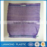 Hdpe Raschel Knit Mesh Net Bags Raw Material , Wholesale Drawstring Bag PE Raschel Mesh Net Bags thumbnail-6